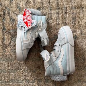 Vans Kids High-Top Sneakers - Light Gray
